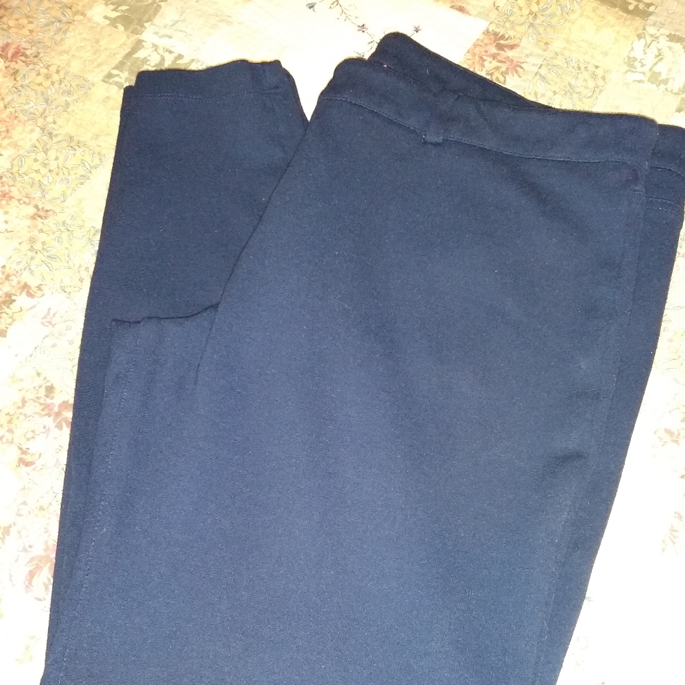 Joe Fresh size 16 indigo blue stretch pants!🌹🌹🌹